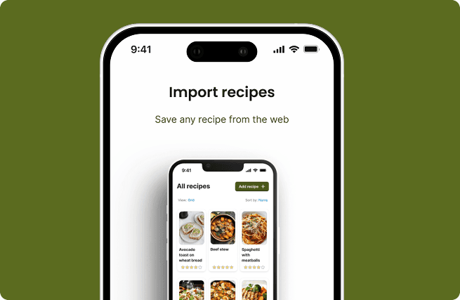 Rotato is a recipe management mobile app created by Colin Ashby, a Product Designer