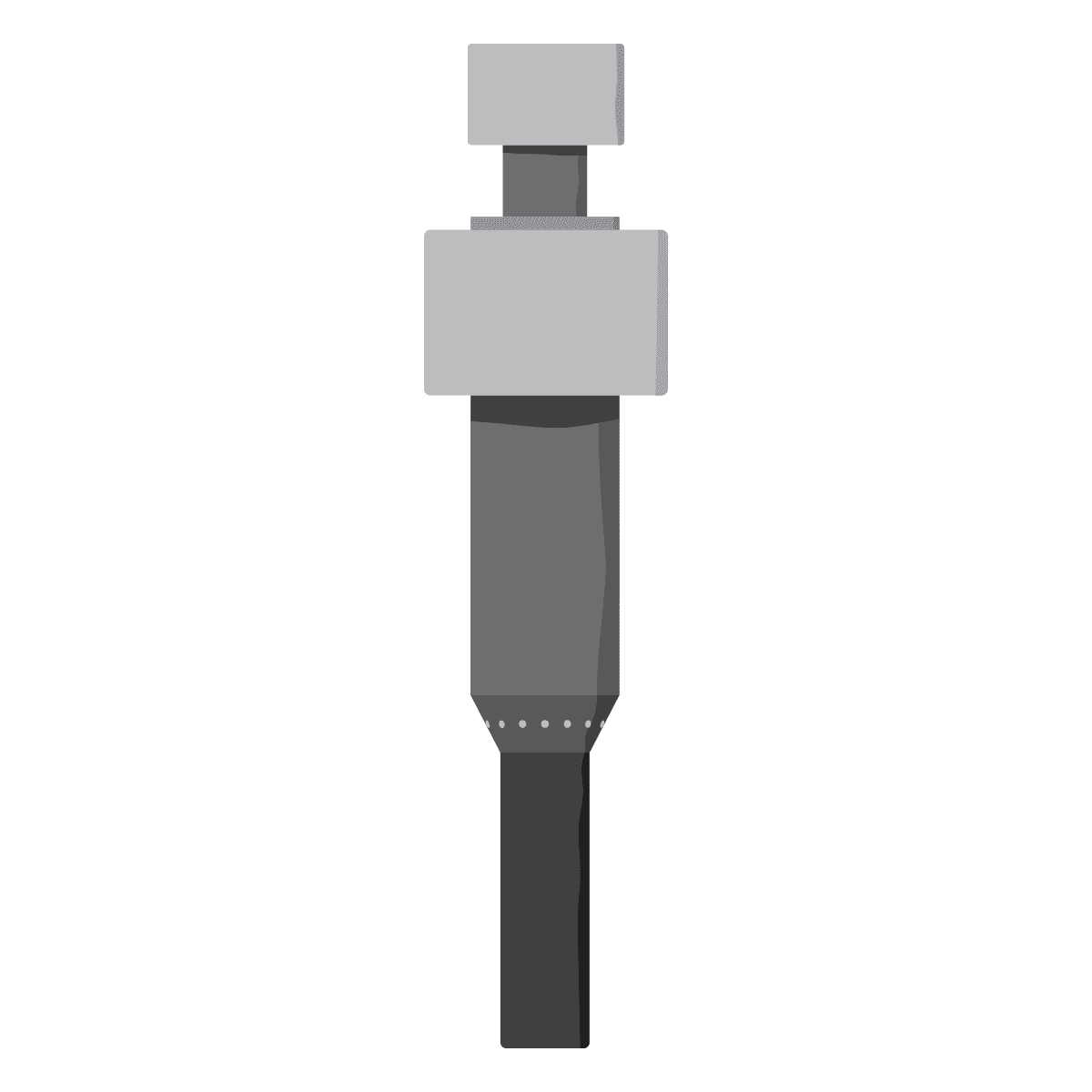 Concetrated triathlete grayscale