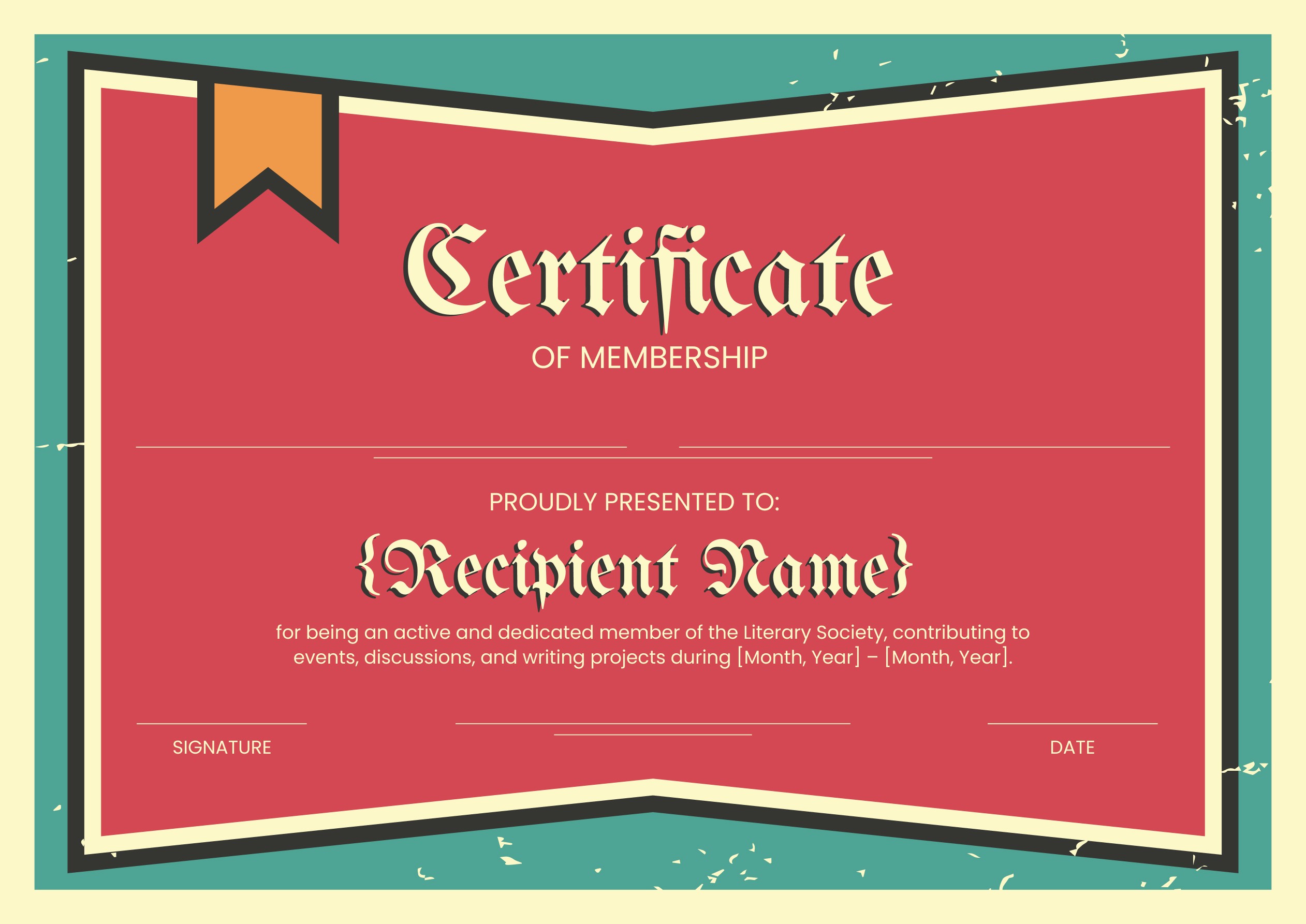 Wauld - Vintage and classic certificate of membership