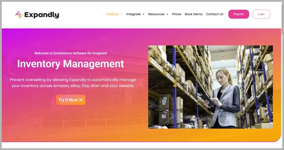 Expandy's inventory management tool homepage @@ Expandy's inventory management tool homepage