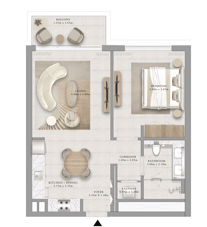 1 Bedroom Apartment