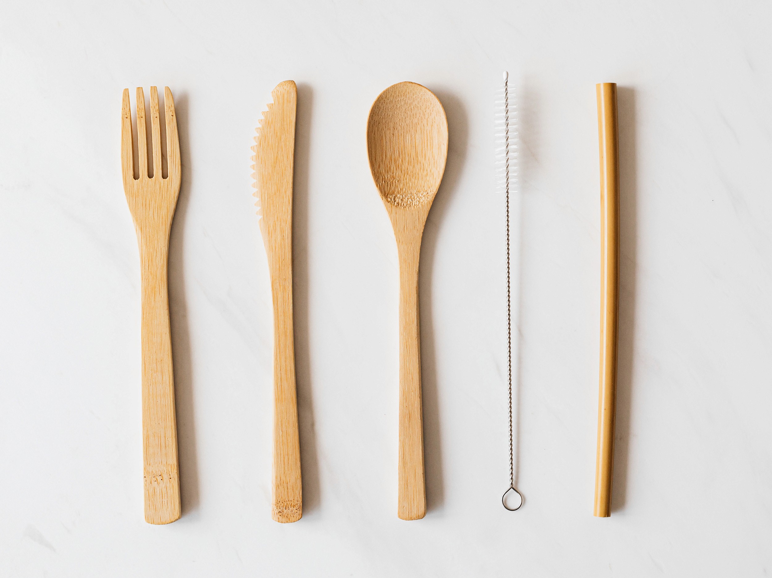 Cutlery ––– Handmade bamboo set