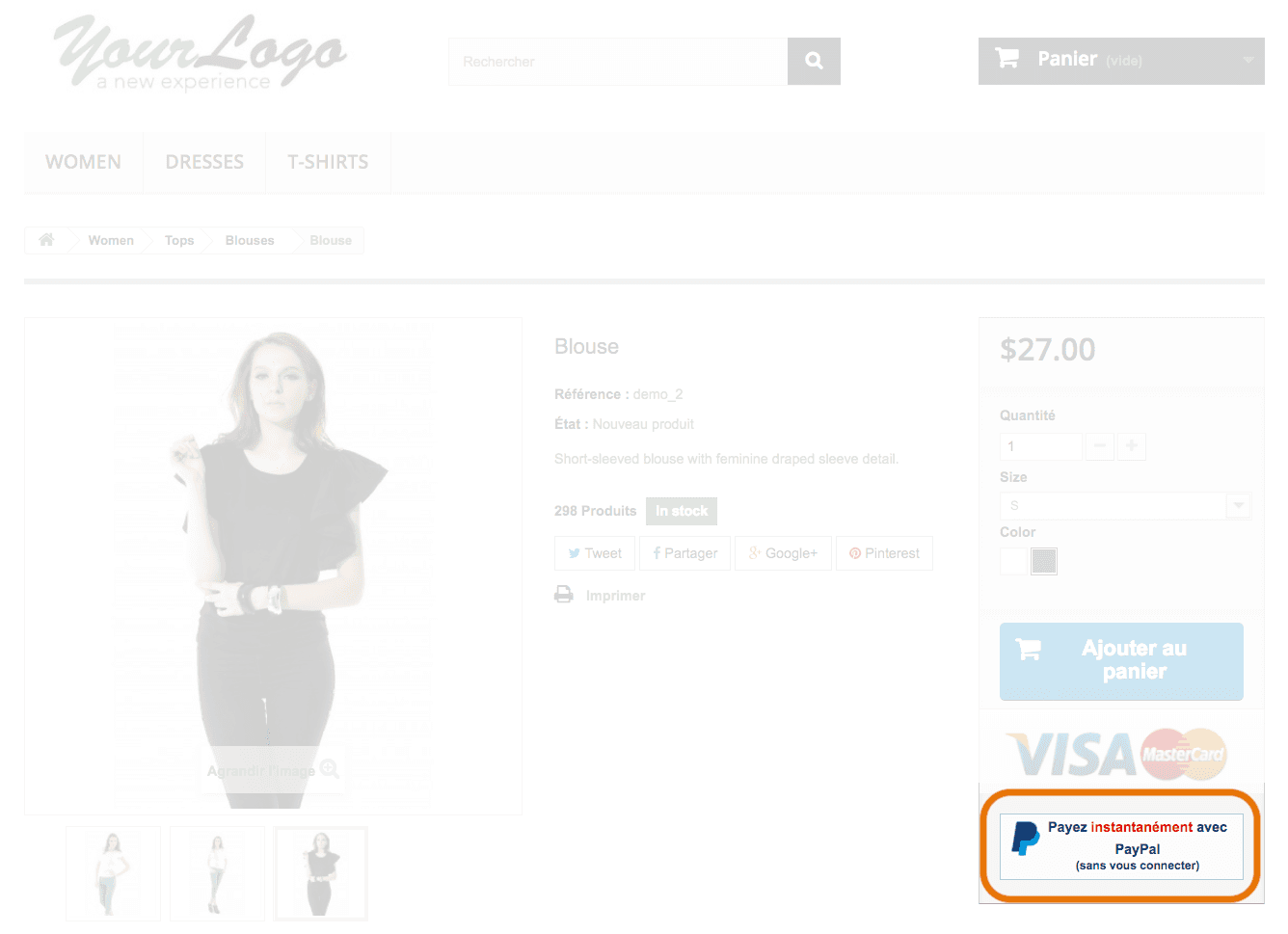 Addons Prestashop Paypal