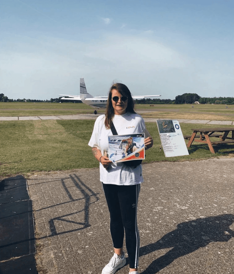 Getting my skydiving certificate