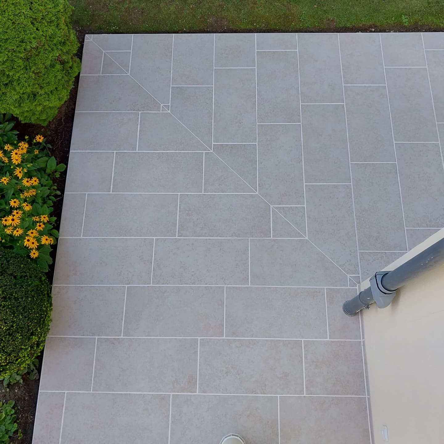 man sitting beside woman looking at a contract on DocuSign