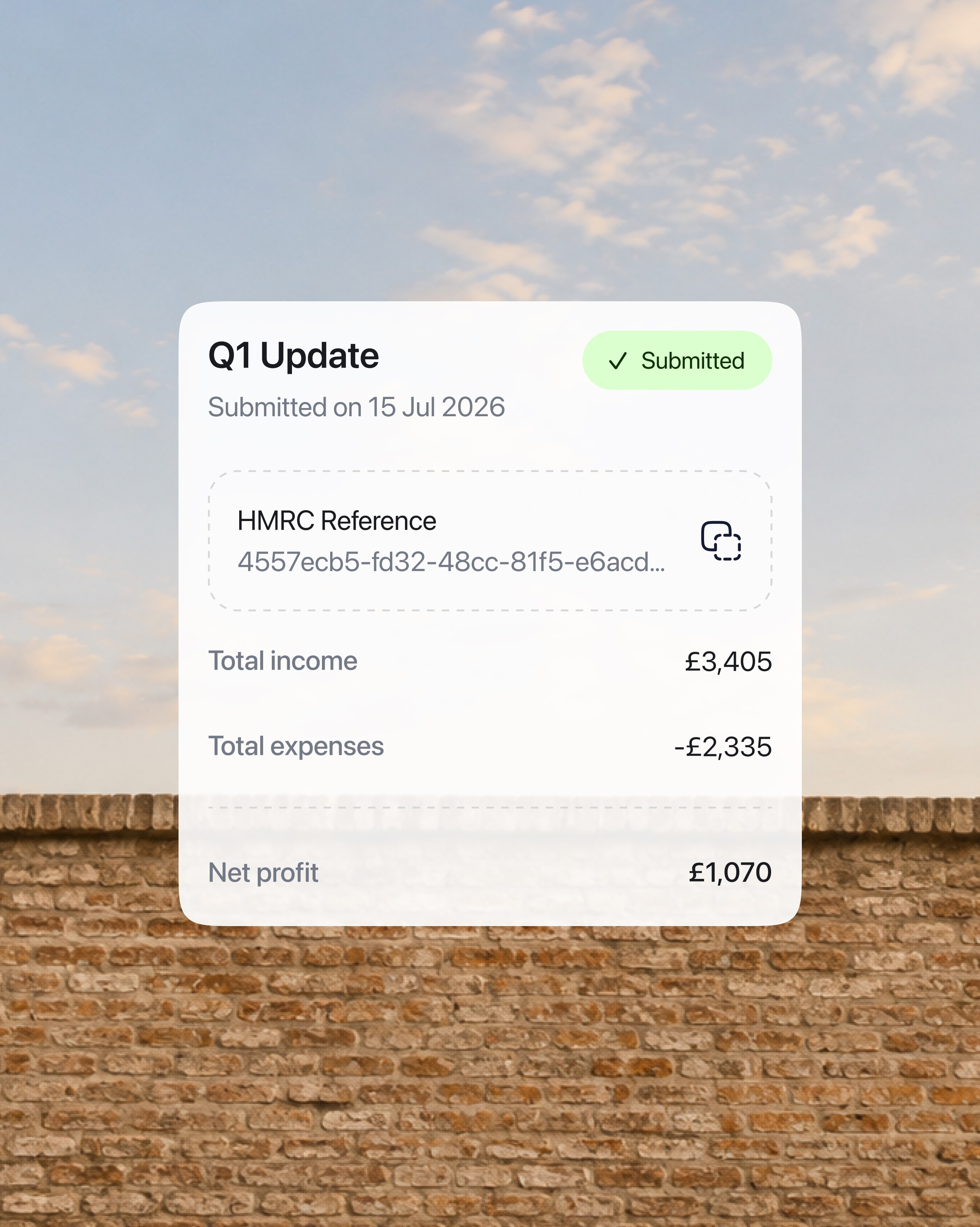 August HMRC MTD submission