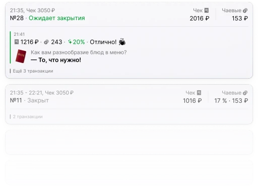 Изображение с карточками заказов