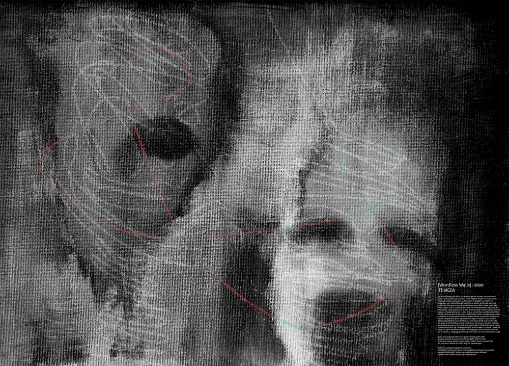artwork banner image of work 'wordless walls'