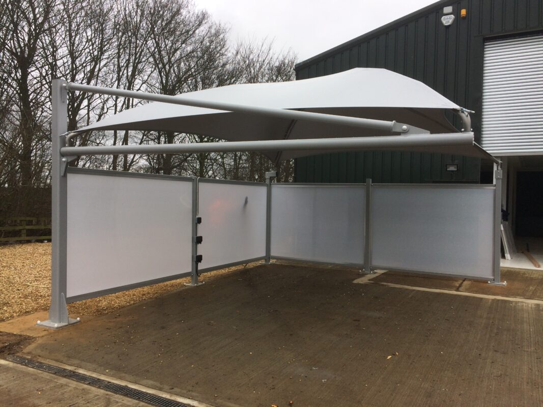 Paneling and Enclosed Structure Canopy