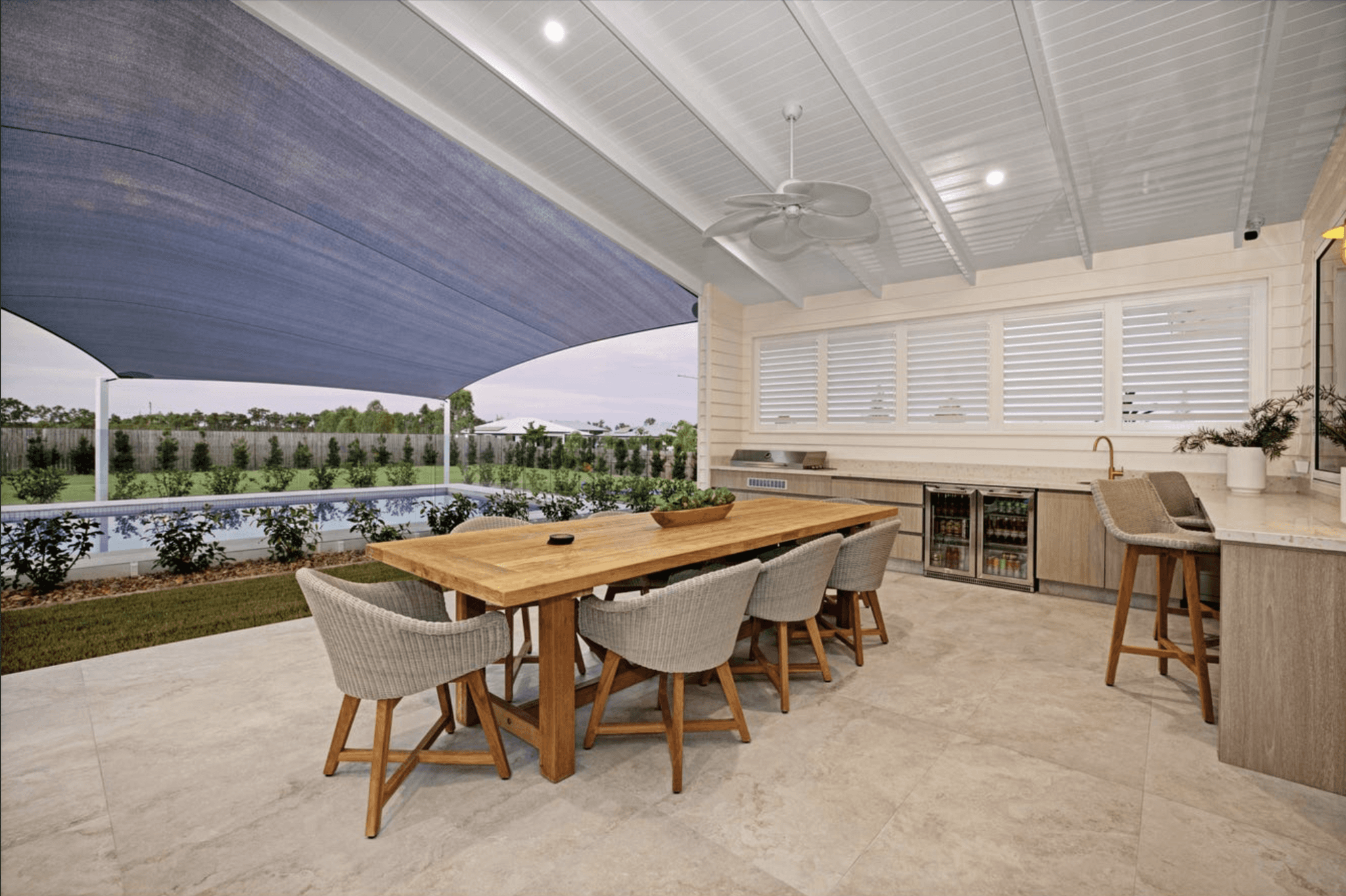 Outdoor BBQ Area