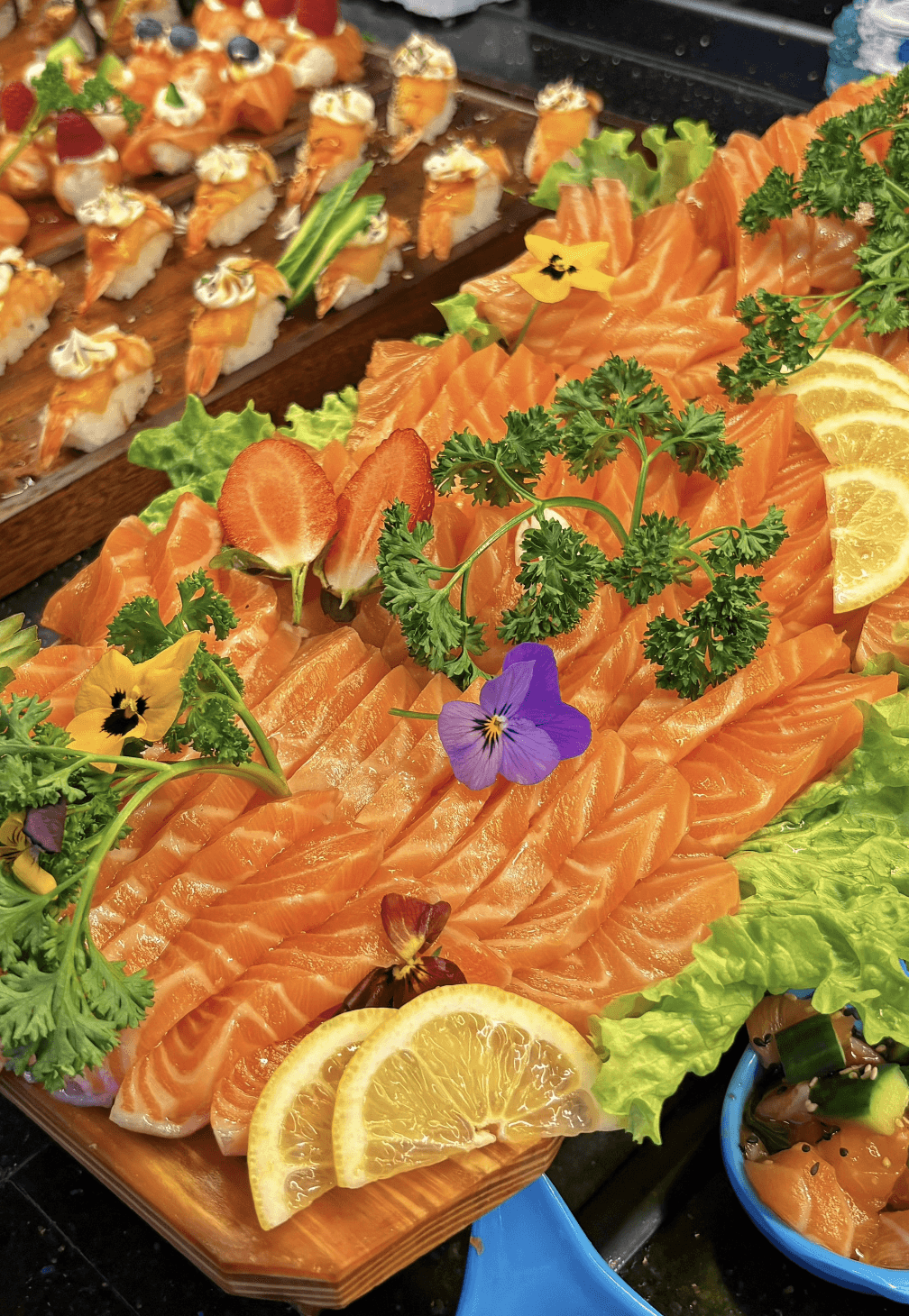 Strawberry Mille-Feuille on a white plate