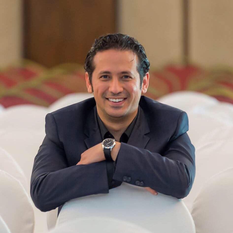 A portrait of a man facing the camera