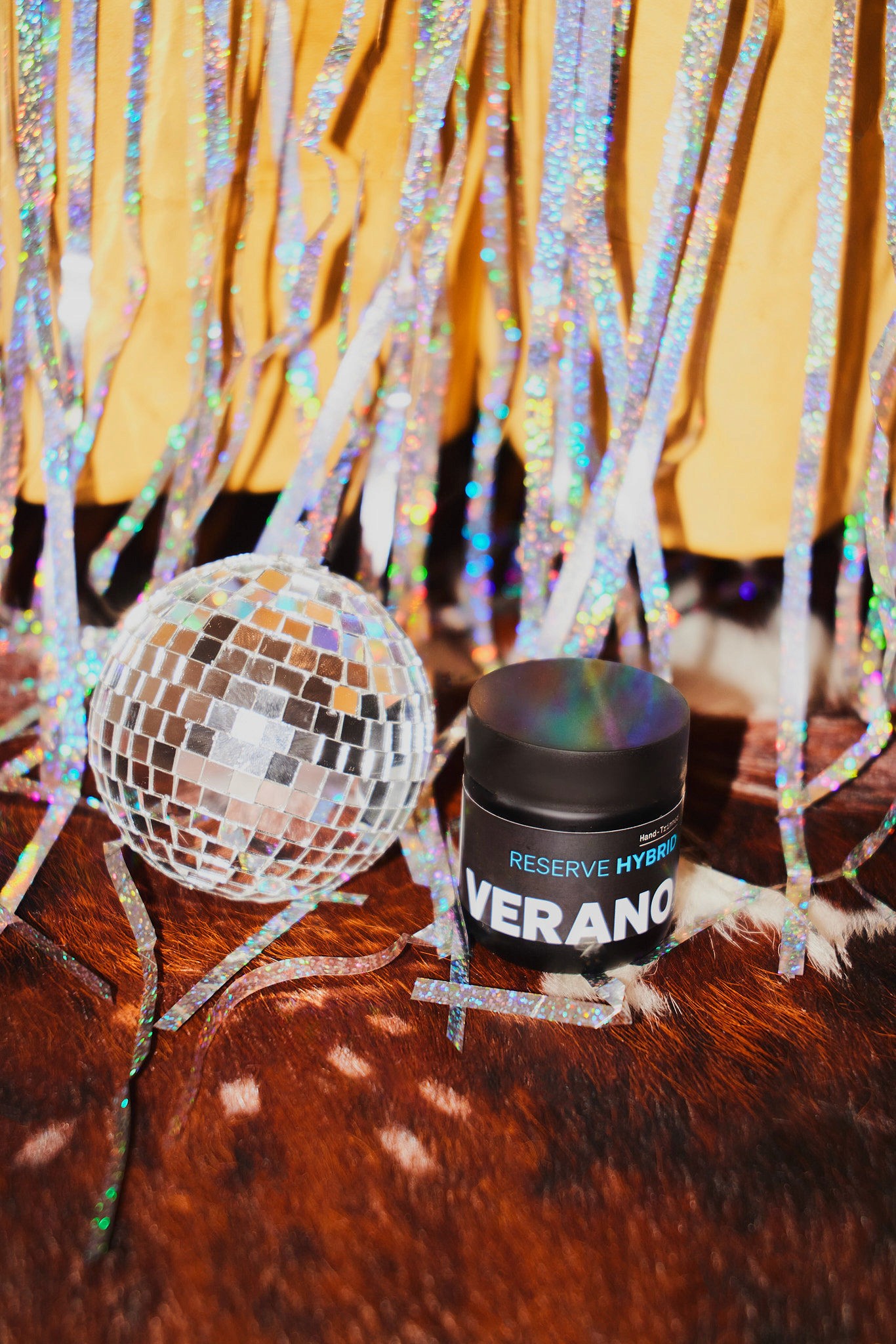 American flag flying against a cloudy sky