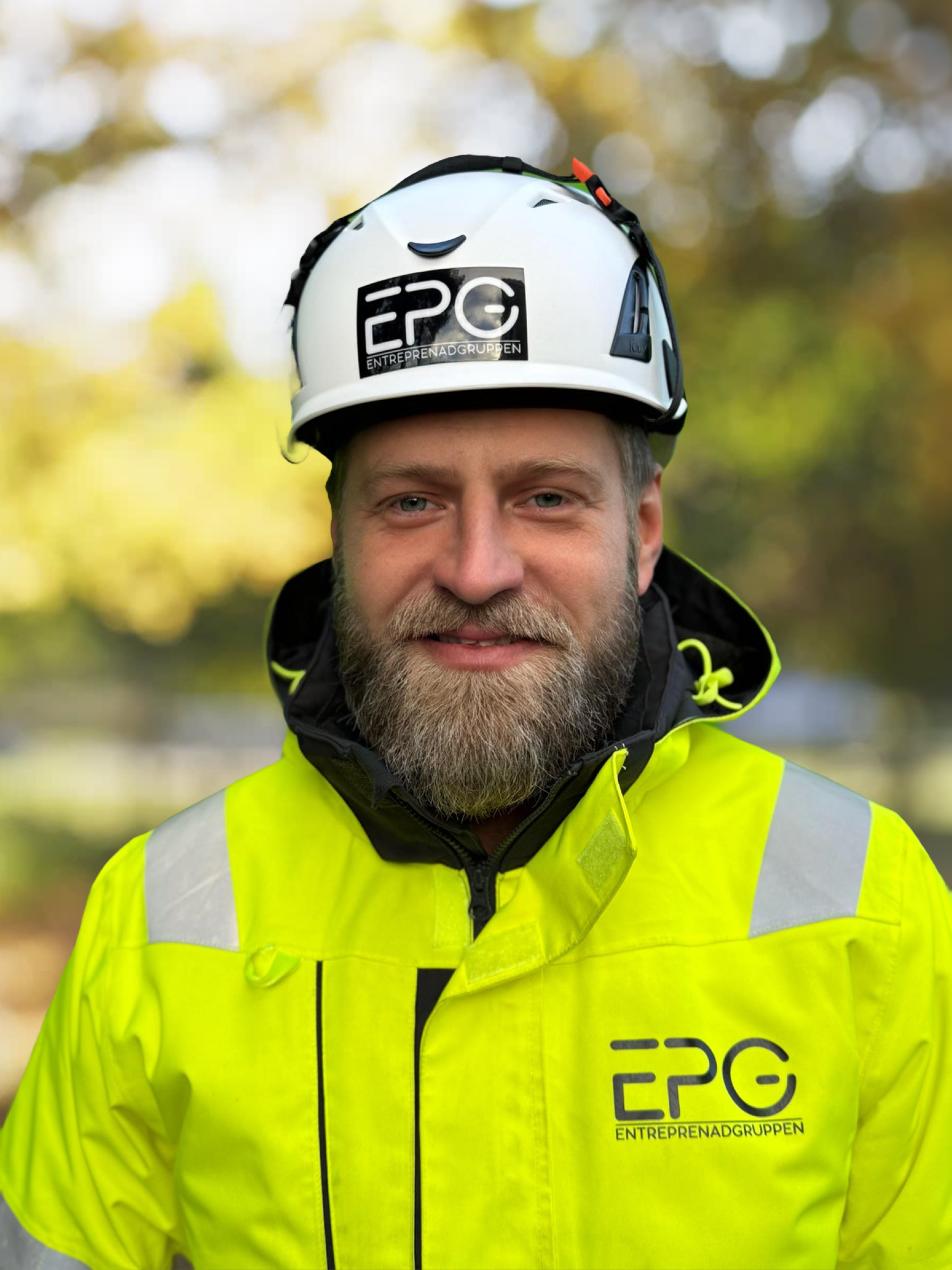 Kristoffer Jotorp, arbetsledare mark och byggservice på Entreprenadgruppen