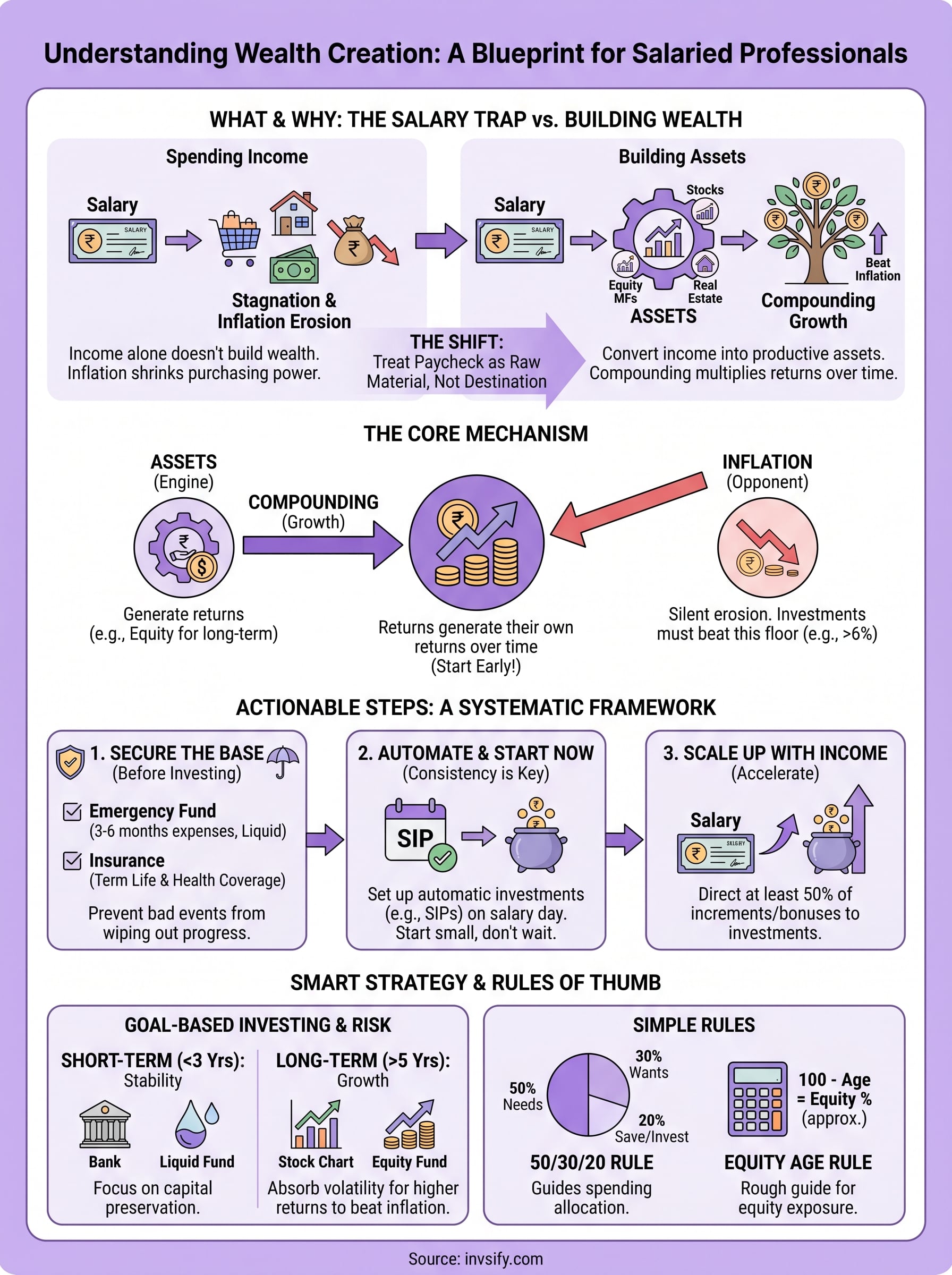 understanding wealth creation infographic