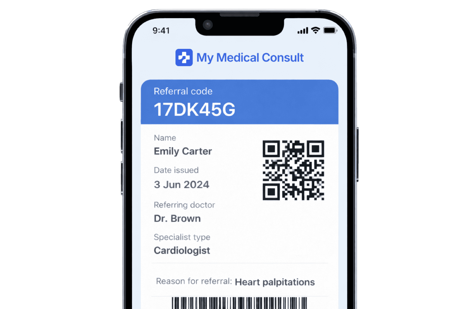 Request a specialist referral online