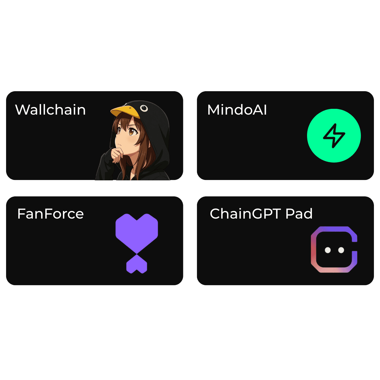 A modern glass-style illustration of a computer monitor connected to four glowing, semi-transparent app icons representing analytics, teamwork, syncing, and scheduling, symbolizing seamless digital integration on a blue gradient background.
