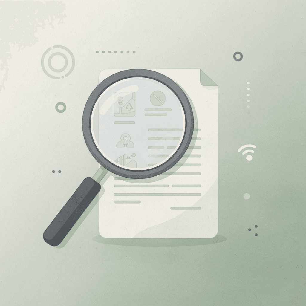  Magnifying glass scene representing Sparrow searching for unclaimed settlements