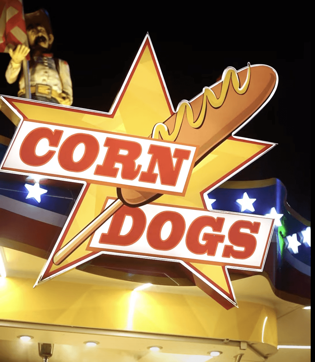 Corndog Stand auf dem Hamburg Dom