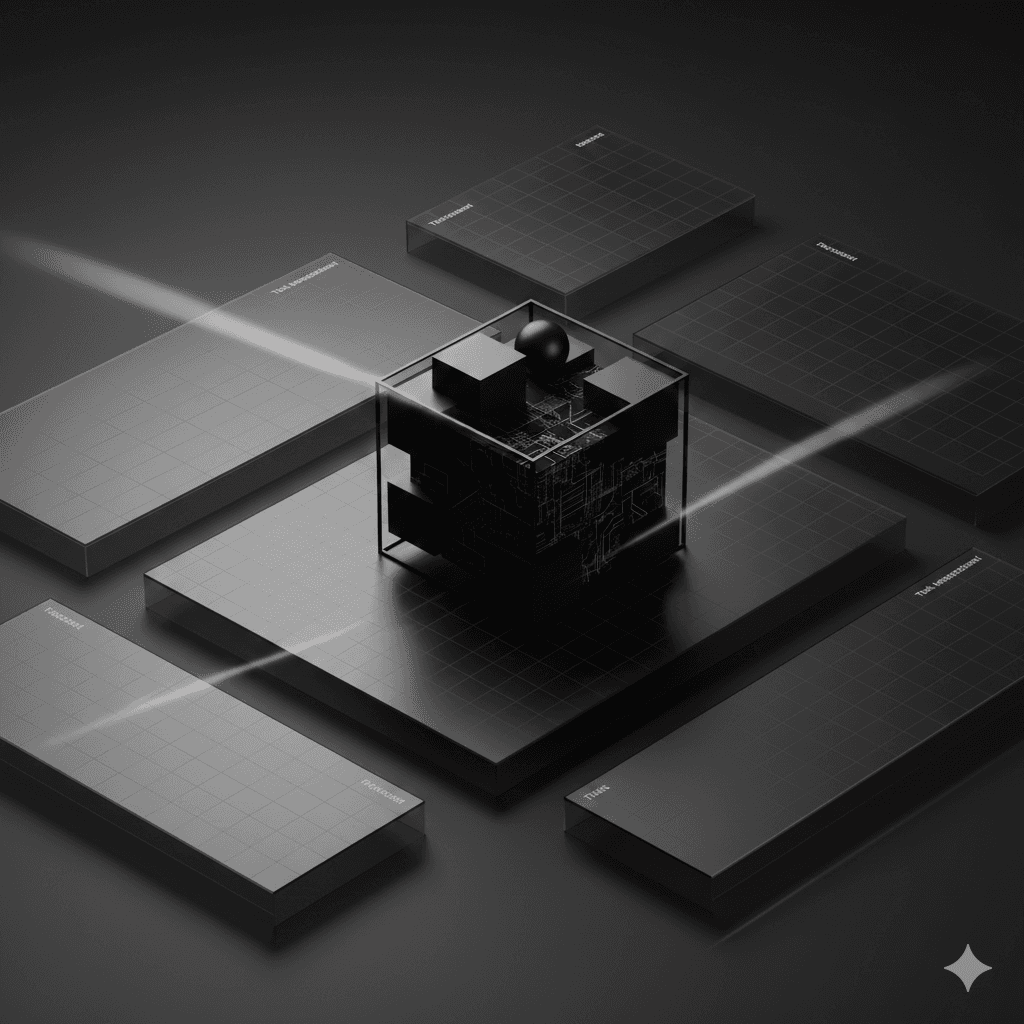 Wide dashboard composition illustrating task management and progress tracking