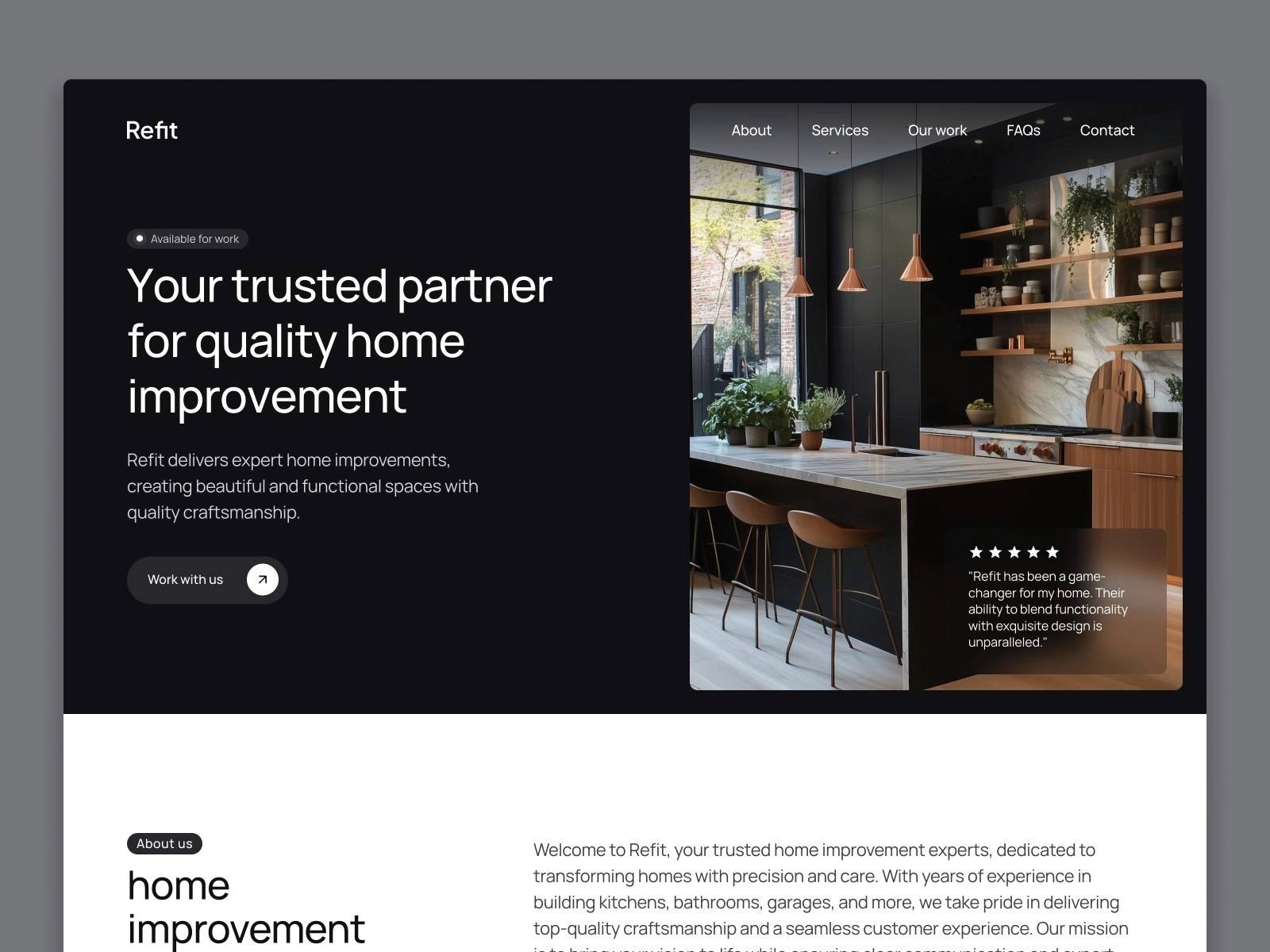 refit framer template