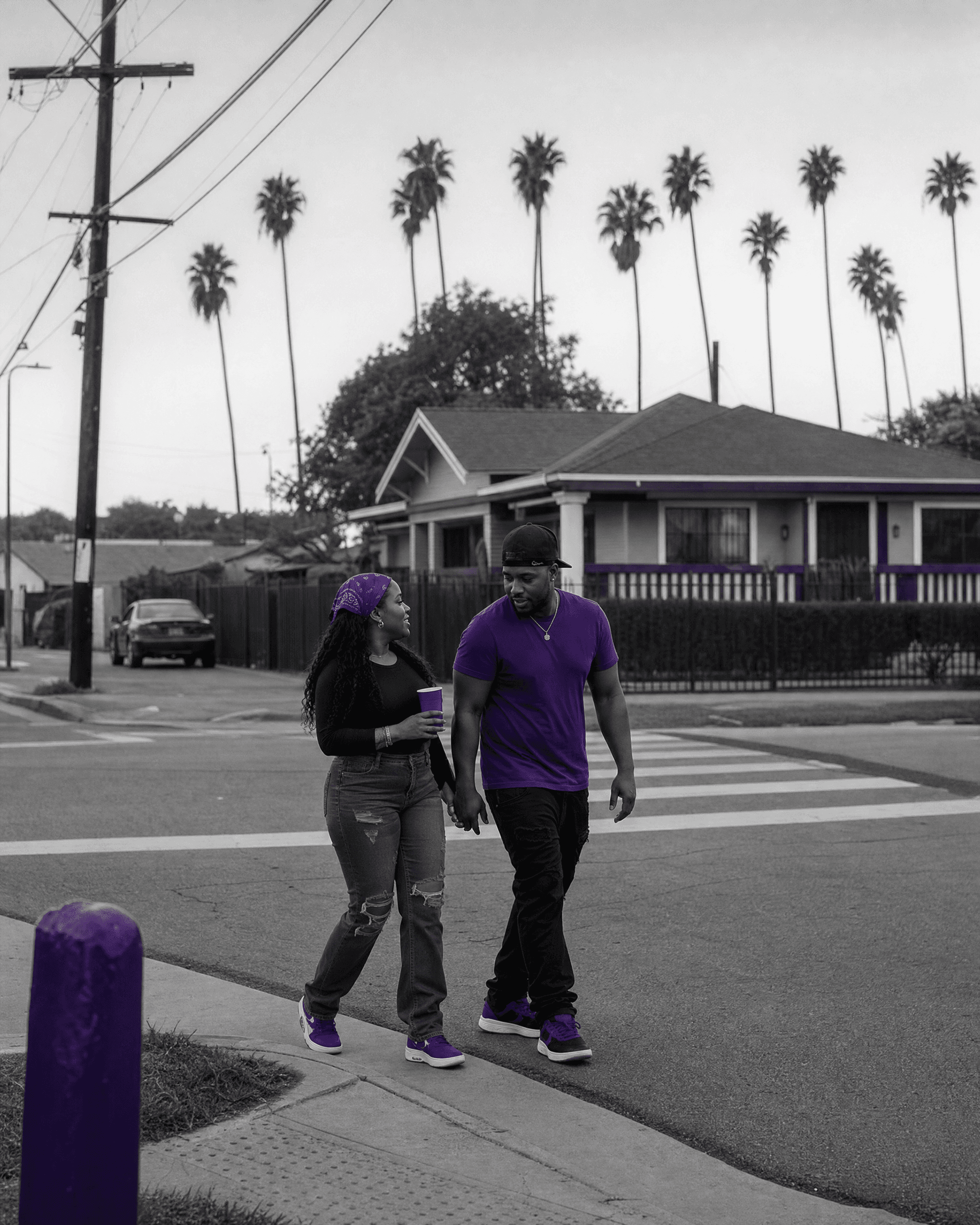 Community life in South Los Angeles, where Jus Tus focuses its work.