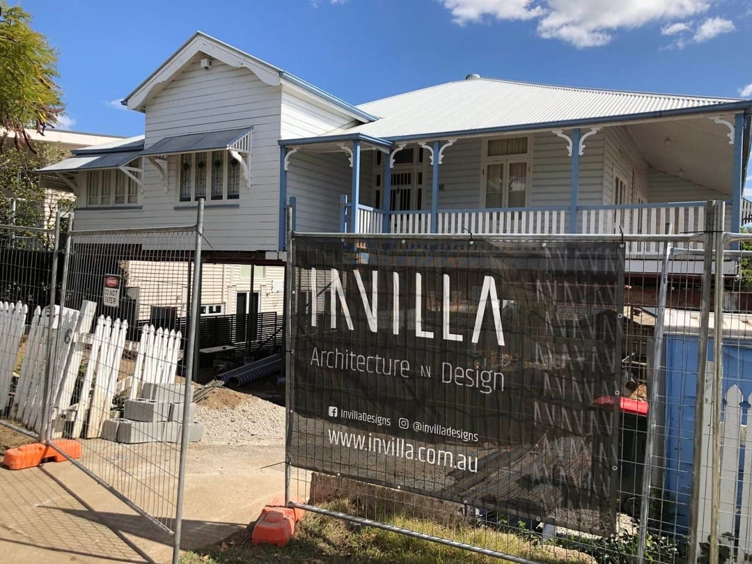 Brisbane Queenslander during a raise and build-under