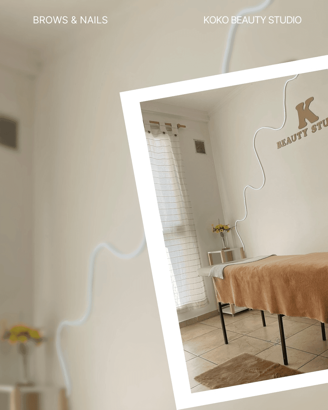 Interior elegante de estudio boutique de belleza en Córdoba