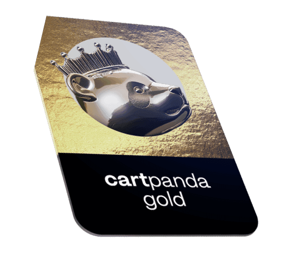 A stylized card with a circular design and text on a dark background, featuring a gold and black color scheme.