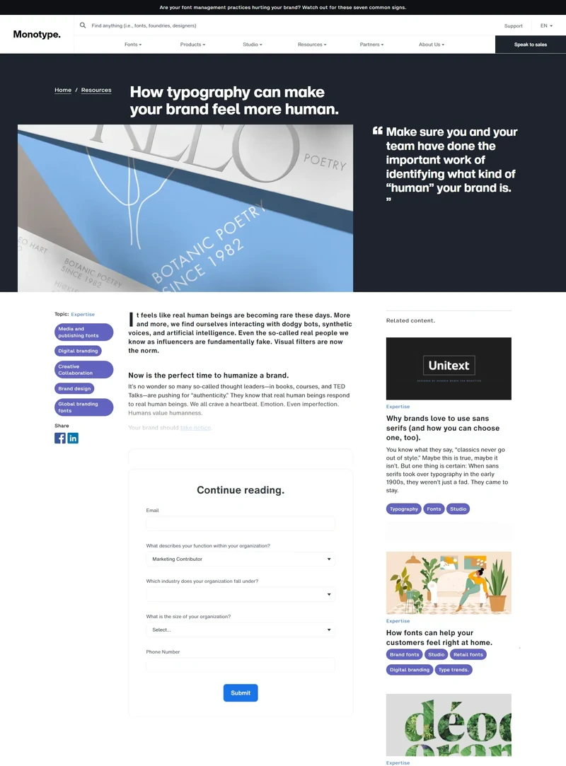 Monotype-locked-content