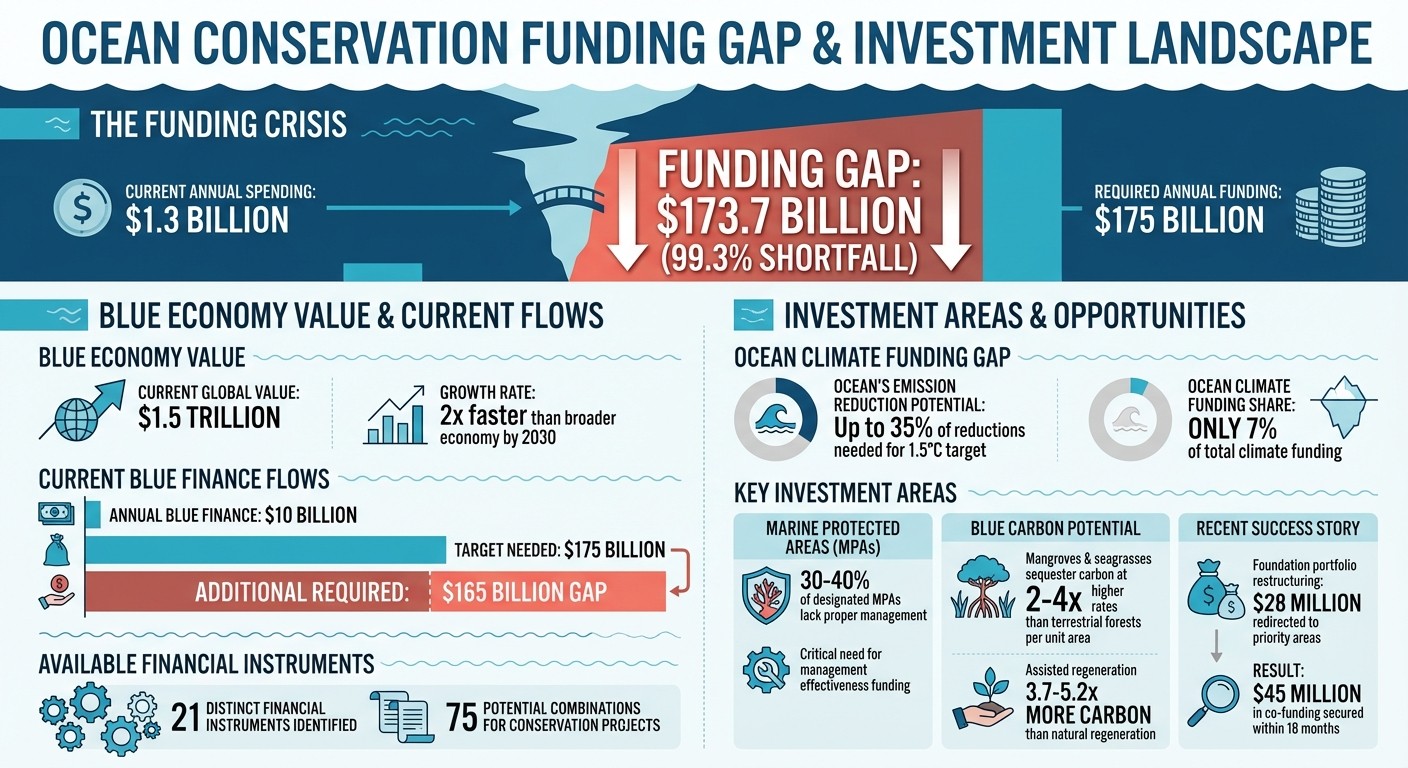 Ocean Conservation Funding Gap and Blue Economy Investment Opportunities