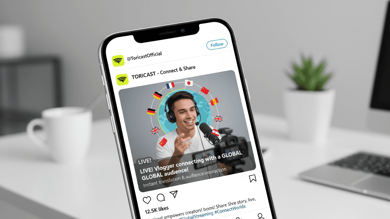 Social media brand templates and graphics for Toricast podcast platform