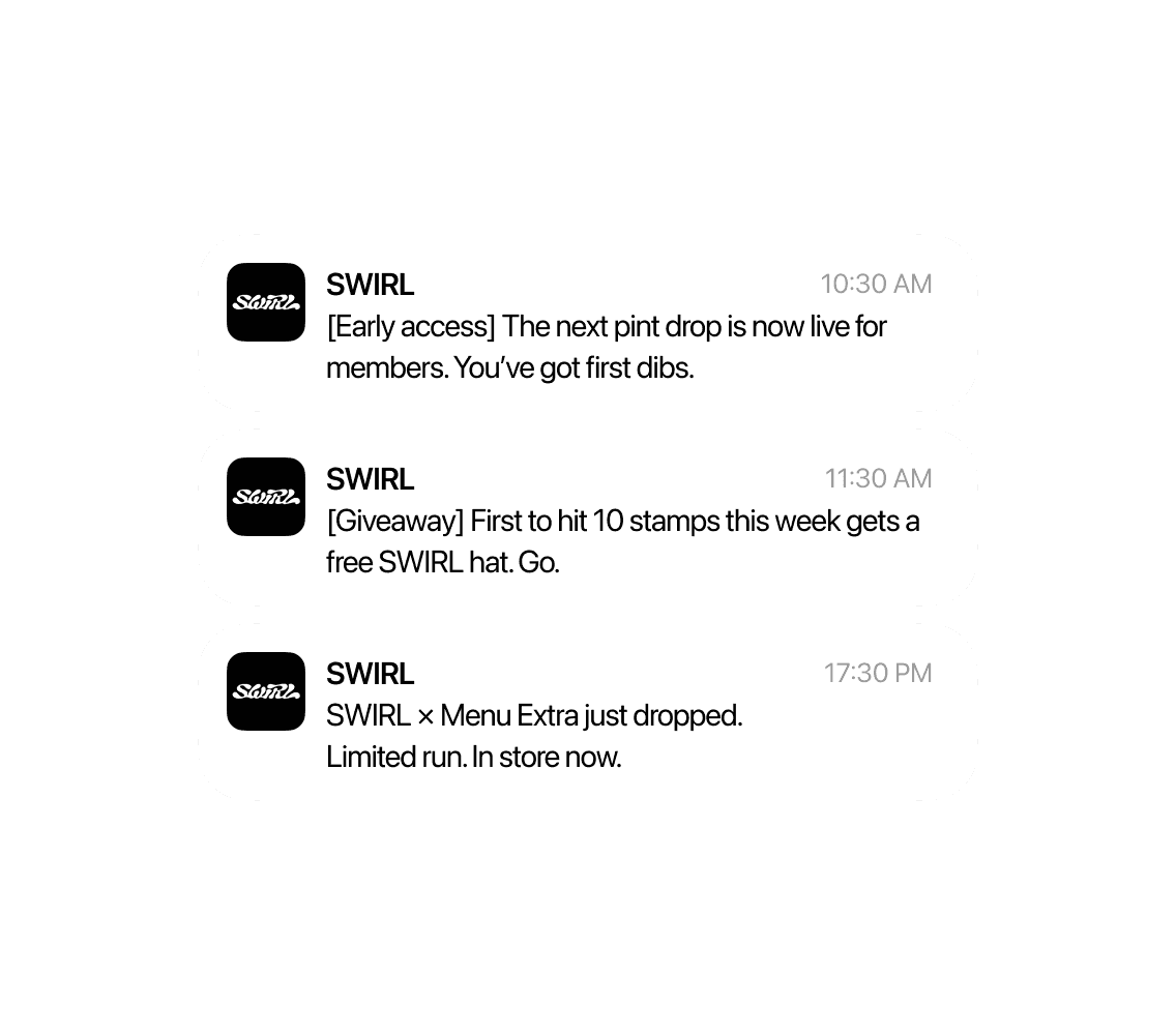 mobile app where a reciept is sorted