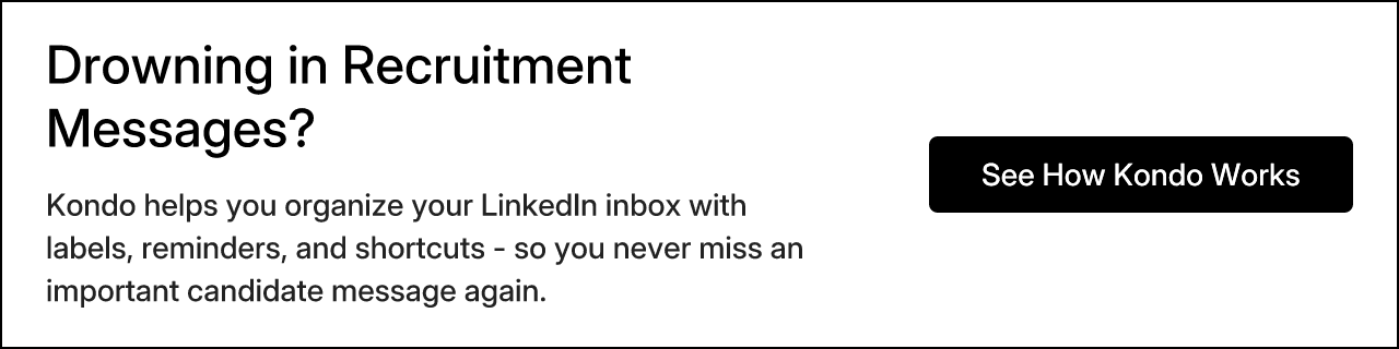 Drowning in Recruitment Messages?