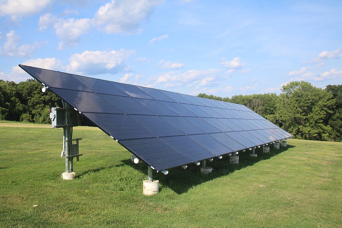 Fixed Tilt Solar Plant. Avalani Solar