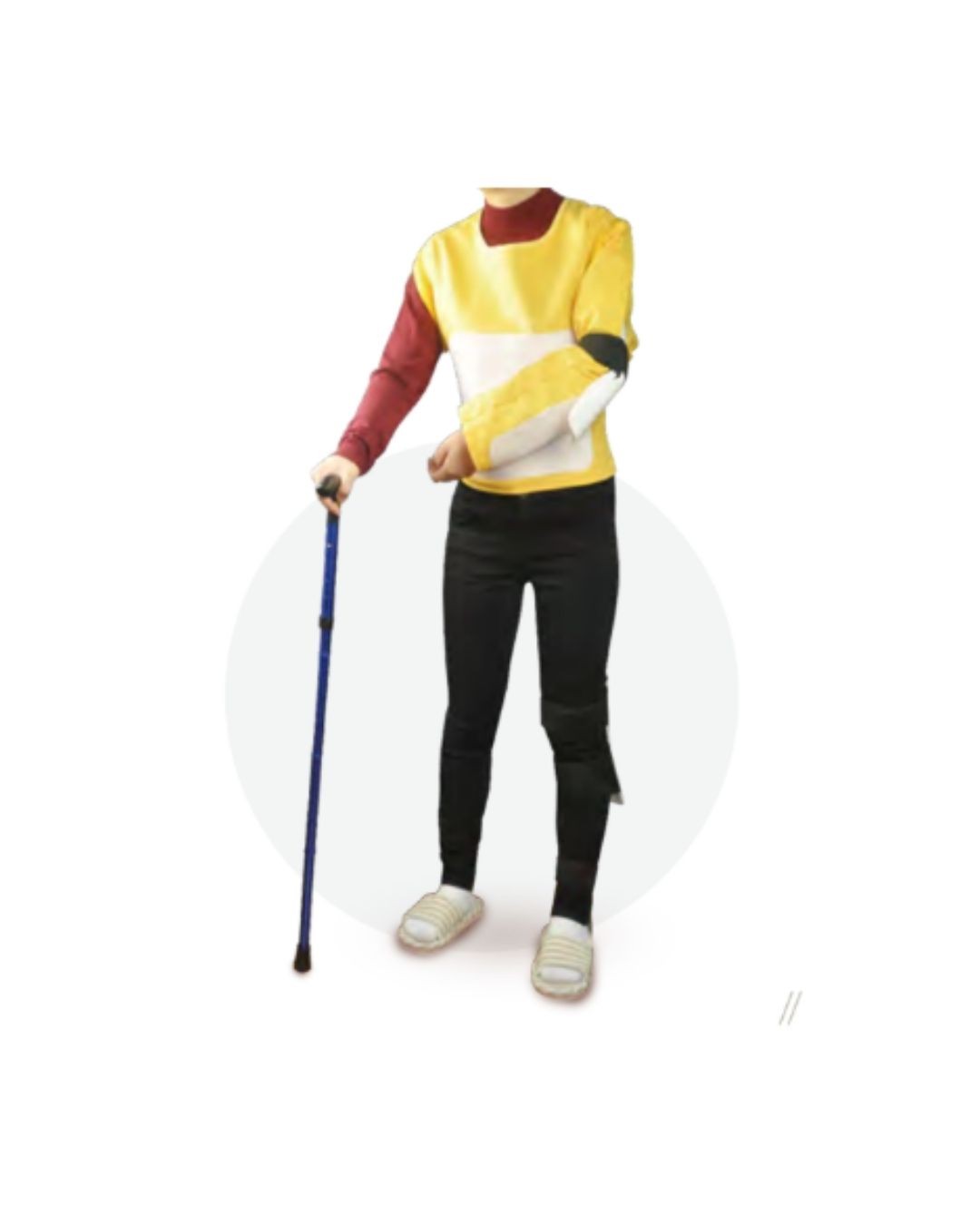 Hemiplegia nursing simulation device