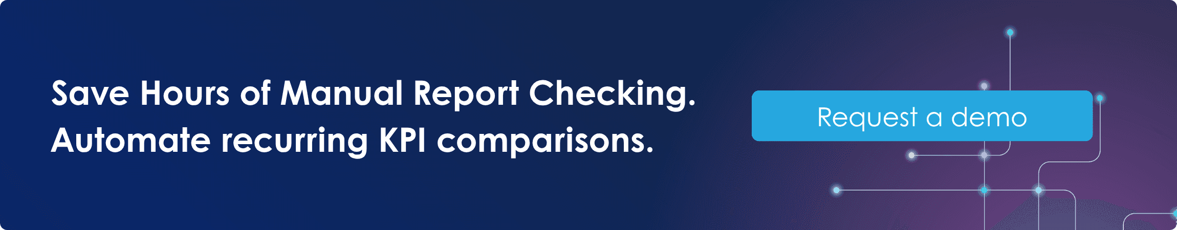 Automate reporting with comparative data alerts