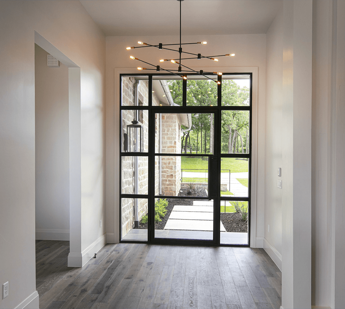 Traditional wrought iron double doors by M2 Metals Iron Doors DFW