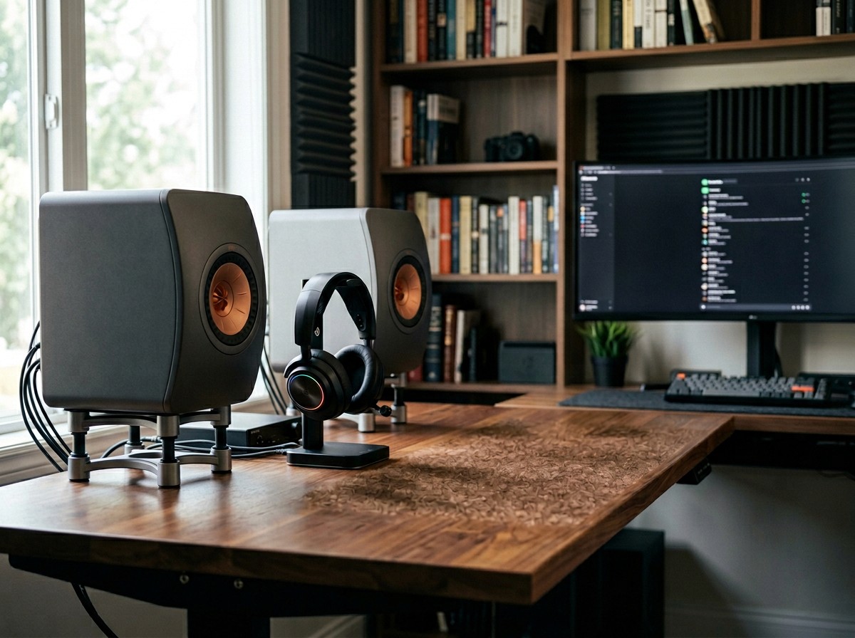 Young man in black leather double-breasted jacket jeans looking at the bottom