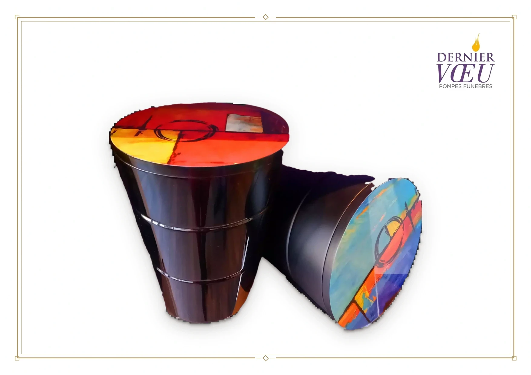 Urne Résine et fibre de verre – conique