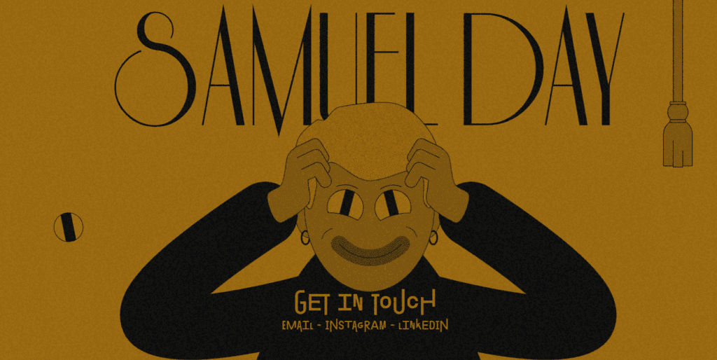 samuel day personal website footer