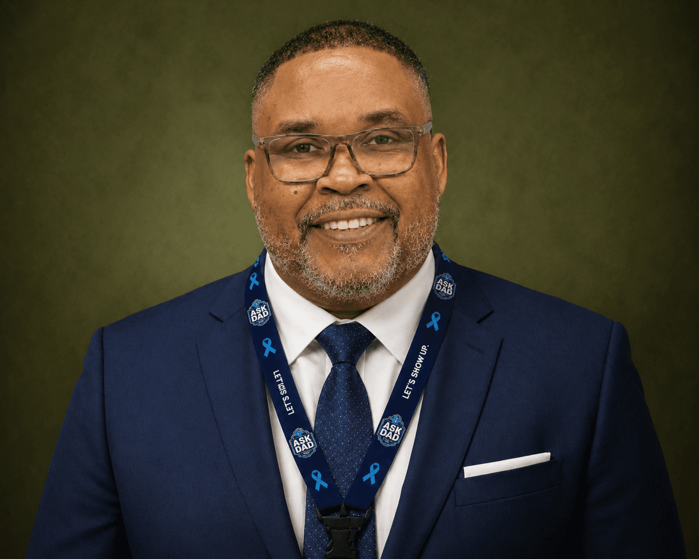 Curt smiling for Ask Dad Profile Photo
