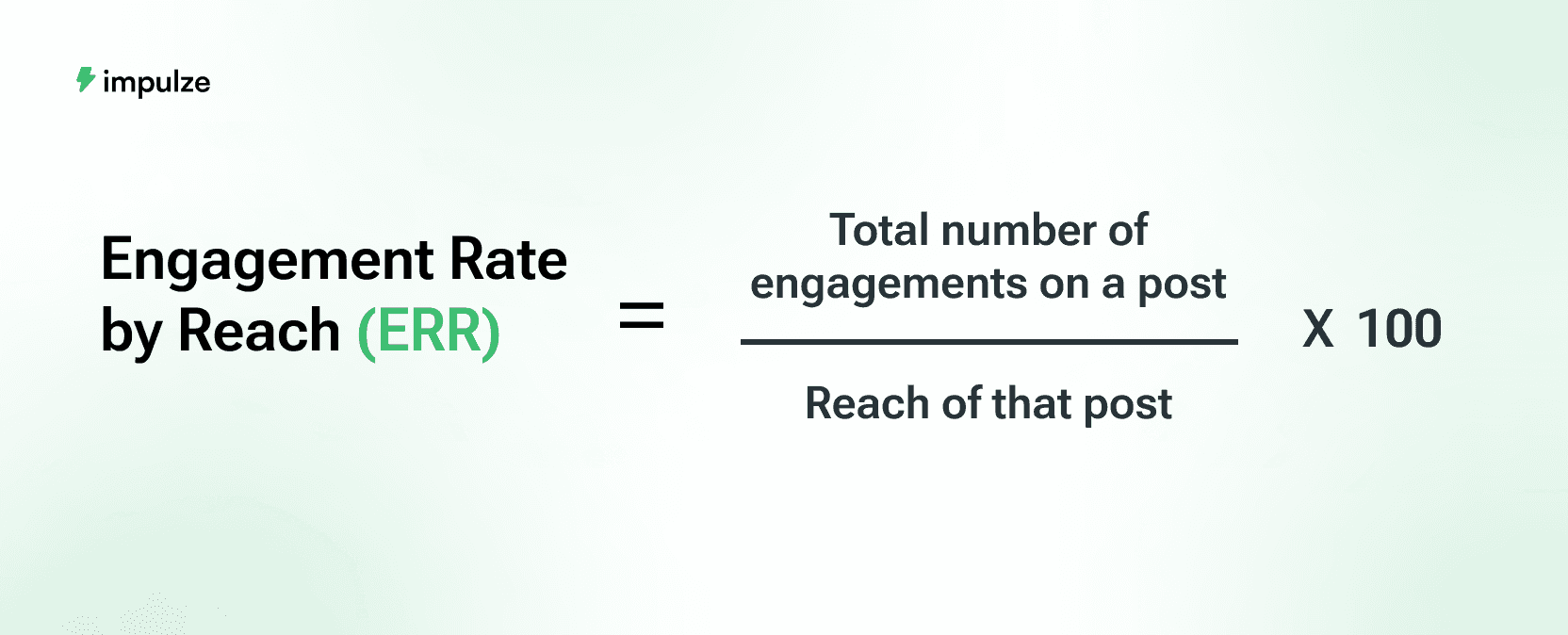  Engagement rate formula 