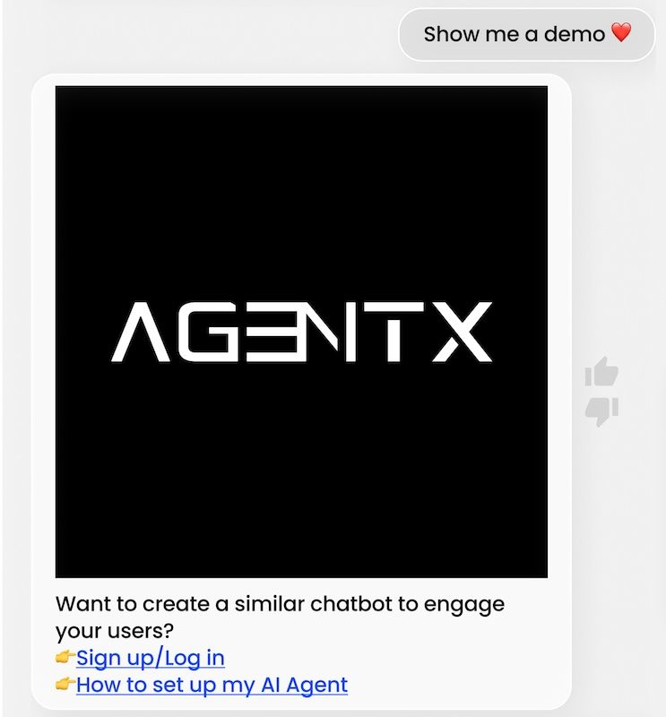 AgentX demo