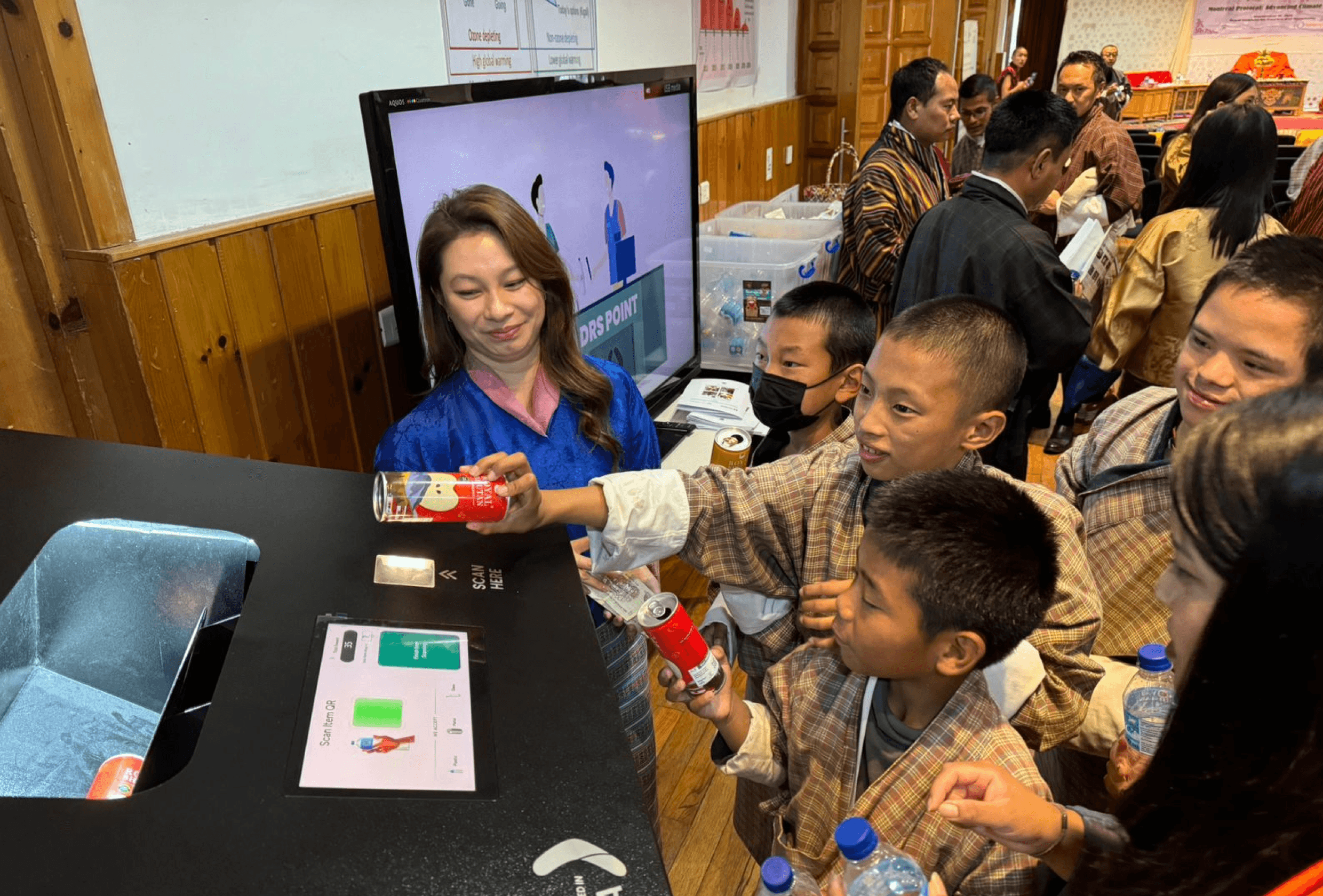 Office discussion scene