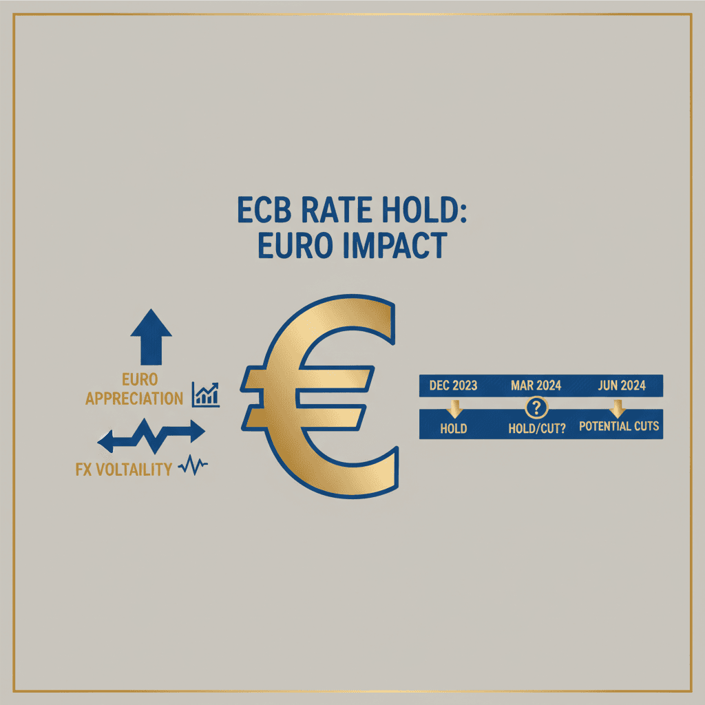 ECB euro rally infographic