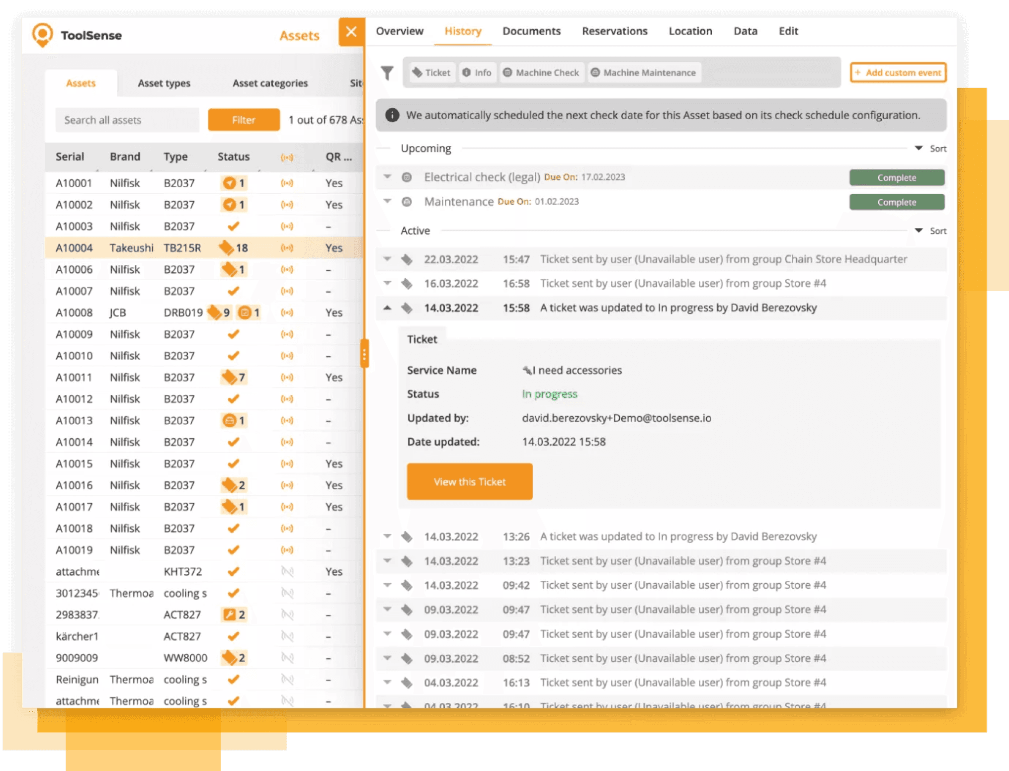 Image of the legacy software