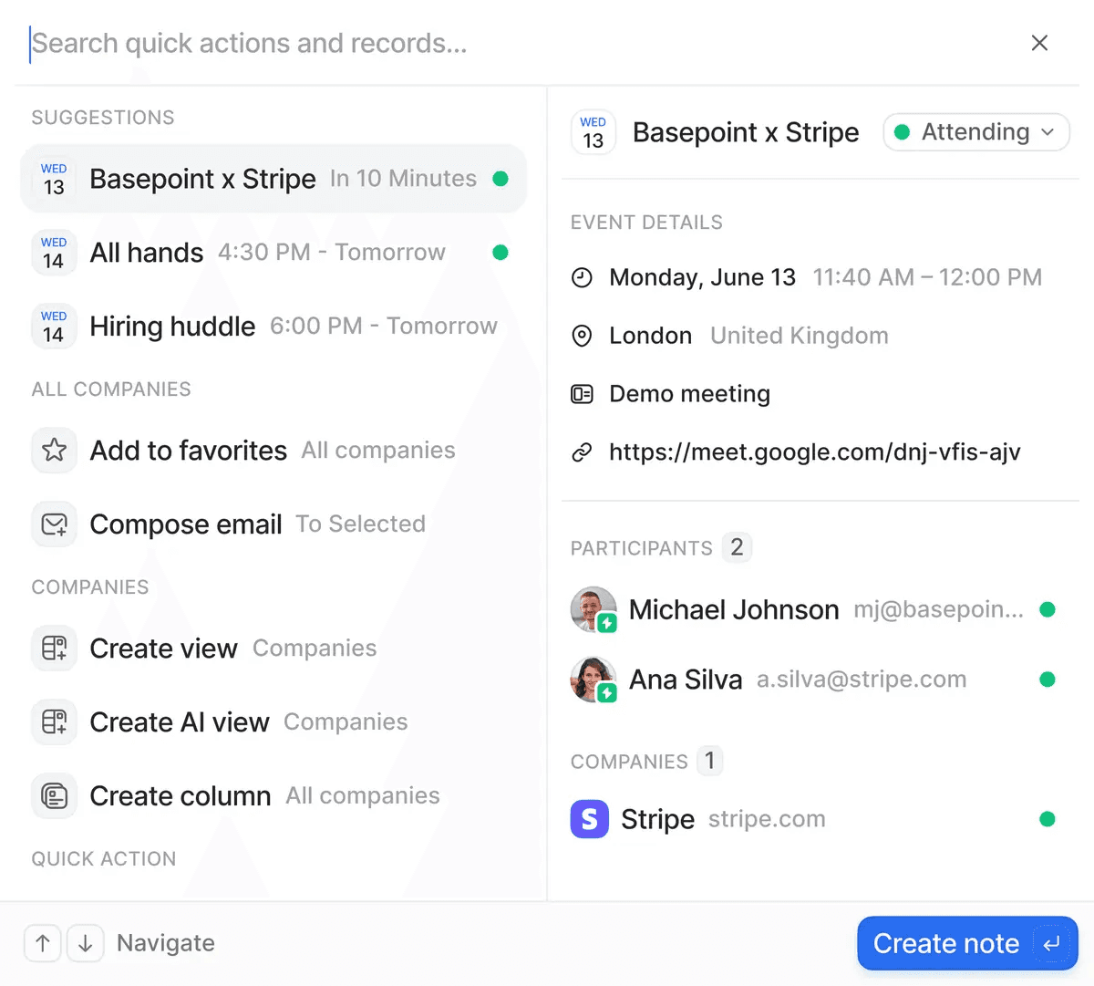 Attio Dashboard