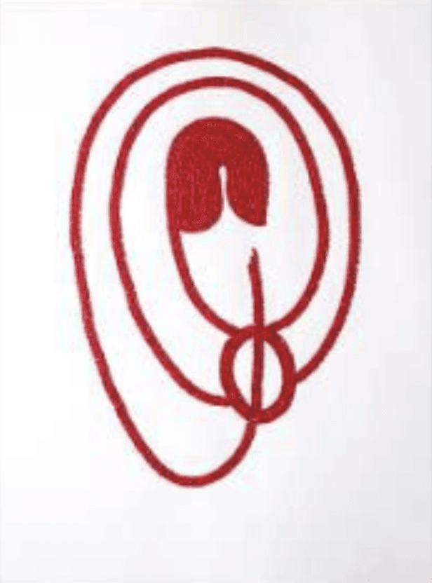 herd of sheep on road painting