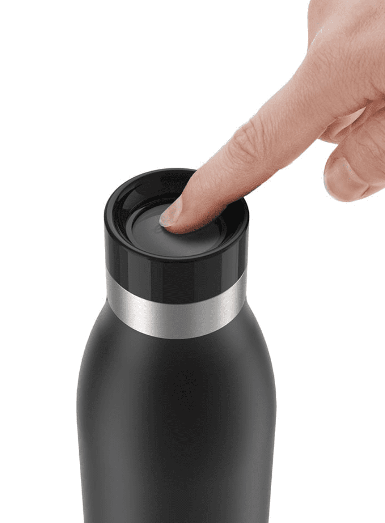 Bludrop-schwarz Verschluss mit Finger